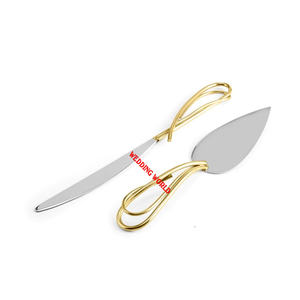 Serveur de gâteau en métal et couteau de qualité supérieure serveur de concepteur fait à la main classique élégant en gros nouveau serveur de gâteau et couteau - Product Image 6