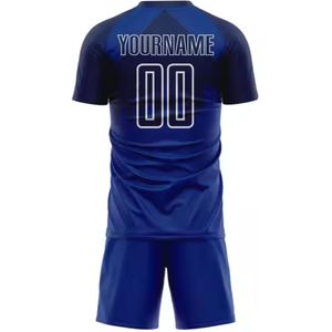 Maillot de football uniforme de football personnalisé vêtements de football conception nom de l'équipe de club kits de football respirants sublimés - Product Image 3