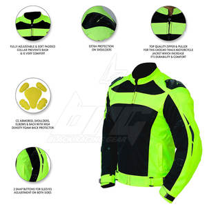Impression de logo personnalisé Veste textile pour motocyclette à bas prix Vestes de motocyclette textile en stock - Product Image 4