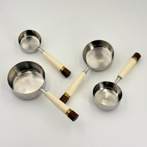 Customized Stainless Steel Measuring Cups with Resin Handle for Measuring Baking <b>Coffee</b> Bean Scoop for <b>Tea</b> <b>Sugar</b> Powder - Product Image 2