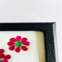 Ensemble de bijoux de luxe en rubis et émeraudes naturels, 3 pièces, qualité AAA, certifié IGI, 27,90 carats, origine Mozambique Zambie, prix raisonnable