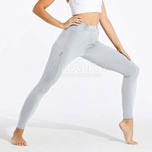 Culotte d'équitation pour femmes avec logo personnalisé Pantalon équestre extensible avec poignée en silicone Culotte d'équitation - Product Image 2