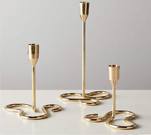 Candelabros de Metal creativos de diseño moderno, tarros con soporte de linterna para comedor, boda y fiesta, gran oferta decorativa para Pascua - Product Image 4