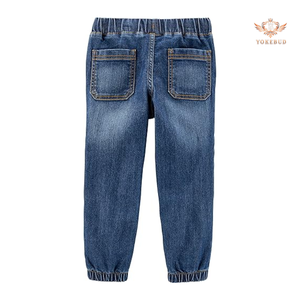 Enfants Garçons Pull On Denim Pantalon Confortable Taille Élastique Jeans Casual Wear Toddler KId's Clothing Manufacturer Wholesale From BD - Product Image 5