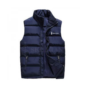 2025 Pakistan fait hiver sans manches bulle gilet veste Logo personnalisé bulle hommes gilets avec col montant - Product Image 1