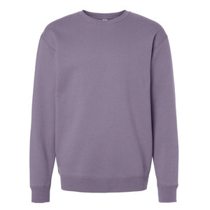 Otoño Invierno nuevos hombres 340gsm suave cálido polar sudadera básica de gran tamaño cuello redondo Casual bordado sudadera - Product Image 1