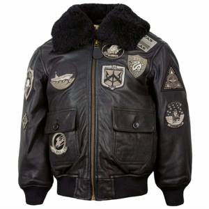 Veste de vol à capuche en fourrure de qualité supérieure pour homme | Bomber aviateur chaud avec doublure isolée en fourrure pour l'hiver - Product Image 1