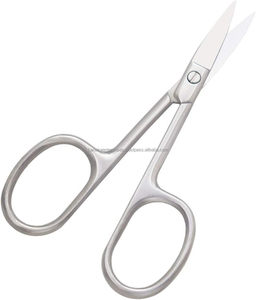 Tijeras de Manicura de Acero Inoxidable con Punta Redonda de Precisión, Tijeras Profesionales para Recortar Cutículas, Cejas y Vello de la Nariz, Venta al por Mayor - Product Image 6