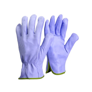 Guante de trabajo de cuero de protección de conducción de piel de vaca barato para hombre personalizado guantes de trabajo de cuero de seguridad de impacto de construcción de autobús - Product Image 4