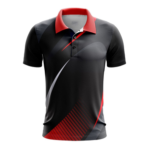 Camiseta de Polo de Golf de Color Sólido 100% Poliéster con Logotipo Bordado Personalizado al por Mayor para Hombre - Product Image 2