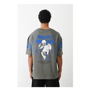 T-shirts pour hommes Streetwear Tshirt surdimensionné Vêtements pour hommes Vêtements pour garçons Vêtements pour hommes grande taille T-shirt imprimé Polos - Product Image 2