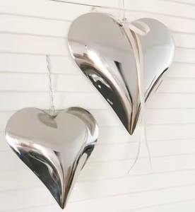 <b>Christmas</b> Hanging <b>Decoration</b> Ornaments Metal Handicrafts Hanging Decor <b>Christmas</b> <b>Decoration</b> Heart Ornaments Top Trending - Product Image 4