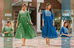 Colección Kurti de algodón Premium al por mayor para ropa de fiesta informal india y pakistaní - Product Image 3