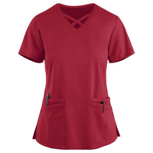 Conjuntos de Uniformes Médicos con Logotipo Personalizado, Uniformes de Enfermera y Doctor de Hospital, Tela Antiestática al por Mayor, Traje de Dos Piezas, Conjuntos de Uniformes Elásticos - Product Image 6