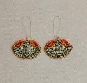 <b>Sweet</b> Heart-Shaped Rice Beaded Earrings Hand-Woven Bohemian Style <b>Drop</b> Earrings Trendy New Rainbow Beaded Wedding Jewelry - Product Image 3