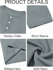 T-shirt en coton confortable pour hommes, manches courtes, en tricot, pour un usage quotidien, marque personnalisée et marque de distributeur - Product Image 5