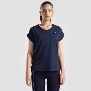T-shirt décontracté d'été pour femme, coupe oversize, en jersey de spandex respirant, avec logo et lettres décoratives, tailles XXS XS - Product Image 1