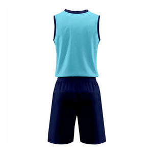 Uniformes de basket-ball Offre Spéciale confortable nouveau Design maillot à manches courtes avec short respirant grande taille uniformes de basket-ball - Product Image 6