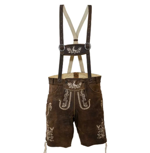 2024 hommes décontracté bavarois Oktoberfest Lederhosen Top vente 100% bio tricoté Shorts pour hommes - Product Image 5