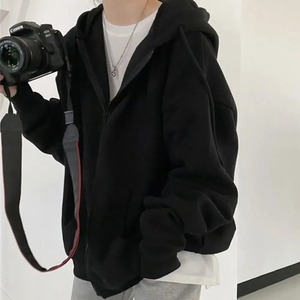 2025 Premium Zipper Hoodies for Woman Custom Drop-shoulder Oversize Hoodies Casual Breathable 100% Cotton Pullover - Product Image 2