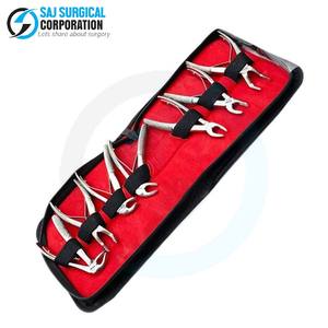 SAJ Ensemble de 7 pièces d'instruments d'extraction complets en acier inoxydable certifiés CE Pinces chirurgicales dentaires avec logo personnalisé Manuel - Product Image 5