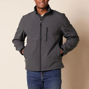 Hot <b>sale</b> <b>Lightweight</b> Casual Soft-shell <b>Jackets</b> for <b>Men</b> Solid Design Custom Logo ODM & OEM Service Available for <b>men's</b> - Product Image 2
