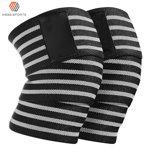MESS SPORTS Solid Color Neoprene Breathable Power Lifting <b>Weight</b> Knee Wraps for Gym <b>Training</b> - Product Image 5