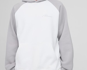 Raglan เสื้อฮู้ด500Gsm ขนาดใหญ่สำหรับเสื้อผ้า, เสื้อมีฮู้ดผ้าคอตตอน100% ดีไซน์เรียบหรู - Product Image 3