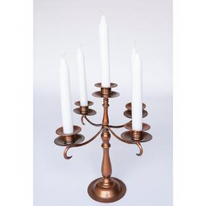 New Decorative Aluminum Five Arms Silver Plated Candelabra for Home and Wedding Table <b>Top</b> Decor Centerpieces - Product Image 2