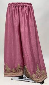 Tenue de fête, tissu fantaisie, Kurti, pantalon, dupatta, magnifique broderie, robe de couleur rose, costume de fête, tenue traditionnelle - Product Image 5