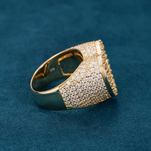 Anillo de Boda para Mujer de Plata de Ley 925 con Certificado IGI, Chapado en Oro de Lujo, Diamante VVS, Diseño de Corazón Personalizado, Anillos Modernos - Product Image 4