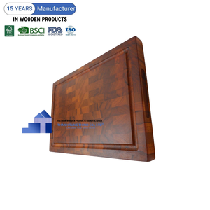 Tablas de cortar de madera de teca Natural más vendidas Tabla de cortar de madera de teca para utensilios de cocina al por mayor de Vietnam - Product Image 3