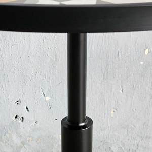 CFD68165 Restaurant <b>Table</b> <b>Round</b> Glass Top with Square Base Elegant and Stylish for Dining Areas - Product Image 5