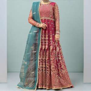 Vêtements indiens pakistanais de qualité supérieure, costume 2 pièces pour femmes, costumes salwar kameez asiatiques, robes de soirée dernier modèle à la mode - Product Image 1