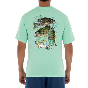 Camisetas de pesca hechas a medida lisas de alta calidad para hombres, nuevo diseño, camiseta de pesca de algodón 100% para hombres - Product Image 6