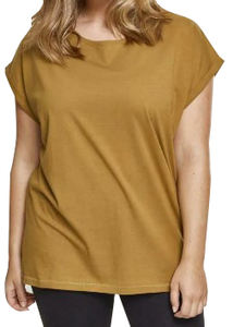 Camiseta de algodón de talla grande 100% para mujer Estilo informal de alta calidad OEM Diseño personalizado Patrón de dibujos animados Lentejuelas Venta al por mayor Proveedores BD - Product Image 4