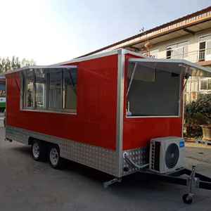 Nuevo Camión de Comida Rápida para Exteriores con Equipamiento de Cocina, Remolque de Comida Móvil en Venta para Venta de Aperitivos Callejeros - Product Image 1
