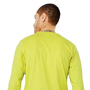 Meilleure vente T-shirt à manches longues classique pour hommes T-shirt en coton de qualité supérieure OEM ODM T-shirt en vrac pour hommes - Product Image 2