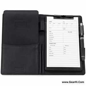 Cartera de Documentos para Piloto, Resistente al Agua, Reforzada, para Cabina de Piloto, Porta Documentos de Vuelo Administrativos, Bolsas para Documentos de Aviación - Product Image 1