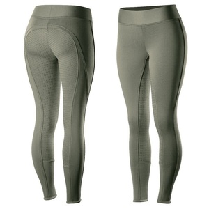 Plus Size Full Seat Nylon Jodhpur Horseback Equestrian Outfit Performance Riding Tights with Mobile <b>Phone</b> Pockets - Product Image 6