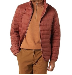 Chaquetas acolchadas de invierno para hombre, chaqueta cortavientos de lona con burbujas, chaqueta de entrenamiento con almohadilla para fabricación de chubasqueros diseñada para la comodidad - Product Image 1