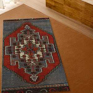 Tapis imprimé Kilim à motif vintage, tapis turc Oushak gris, tapis à poils doux - Product Image 4