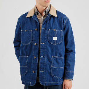 Veste en jean fonctionnelle pour hommes avec poches intérieures et doublure douce pour plus d'utilité - Product Image 2