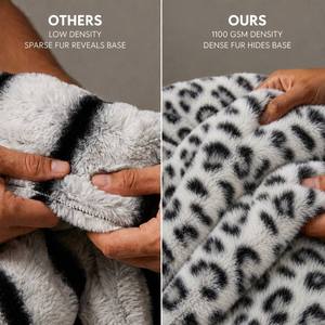 Couverture en <span class=keywords><strong>fausse</strong></span> <span class=keywords><strong>fourrure</strong></span> extensible <span class=keywords><strong>de</strong></span> haute qualité, tricotée, écologique, douce pour la peau, toutes saisons, en spandex, ultra douce, réversible, en peluche - Product Image 3