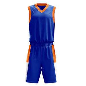 Short d'été Uniform Sportswear Chemise de basket-ball en polyester certifié BSCI Short de basket-ball respirant Ensemble d'uniformes pour adultes - Product Image 4