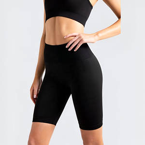 Conjunto de Top Deportivo y Pantalones Cortos de Yoga con Logotipo Personalizado, Elásticos en Cuatro Direcciones, para Mujer, Nuevo Conjunto de Top y Pantalones Cortos de Verano - Product Image 2