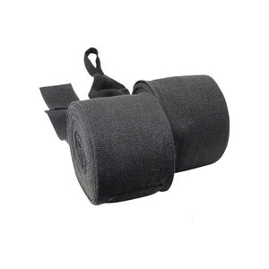 Envolturas de mano de boxeo con logotipo personalizado elástico Impresión de muñequeras Guantes de boxeo profesionales para hombres y mujeres Envolturas elásticas - Product Image 4