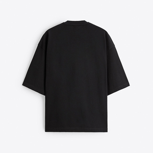 Camiseta de gran tamaño de alta calidad con hombros caídos, diseño de logotipo personalizado, camiseta cuadrada en blanco para hombres, ropa de calle - Product Image 5