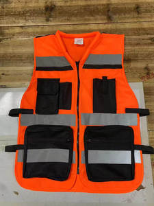 Estilos personalizados Múltiples Bolsillos Uniforme de Seguridad Alta Visibilidad Ropa de Trabajo Reflectante Ropa de Seguridad Chaleco Reflector - Product Image 2