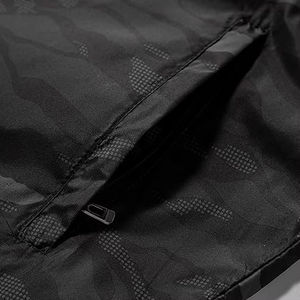 เสื้อแจ็คเก็ตผู้ชาย โพลีเอสเตอร์ แจ็คเก็ตกันลม พร้อมโลโก้แบบกำหนดเอง ดีไซน์หลวมแบบยูนิเซ็กซ์ ปกเรียบ เสื้อโค้ช แจ็คเก็ตกันลม - Product Image 5